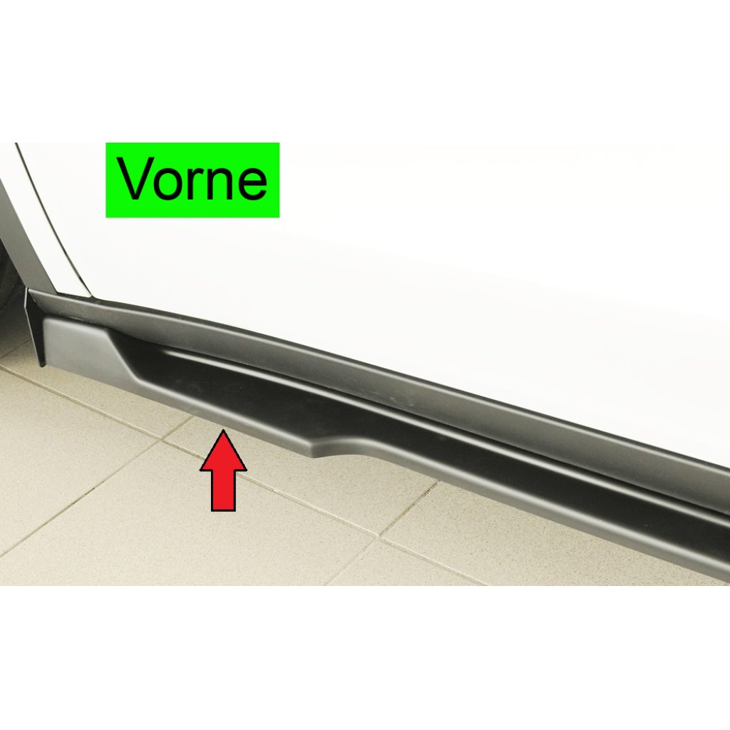 Rieger spoiler pod boční práh mont. strana levá pro Tesla Model Y 003, r.v. 03/20-, plast ABS bez povrchové úpravy