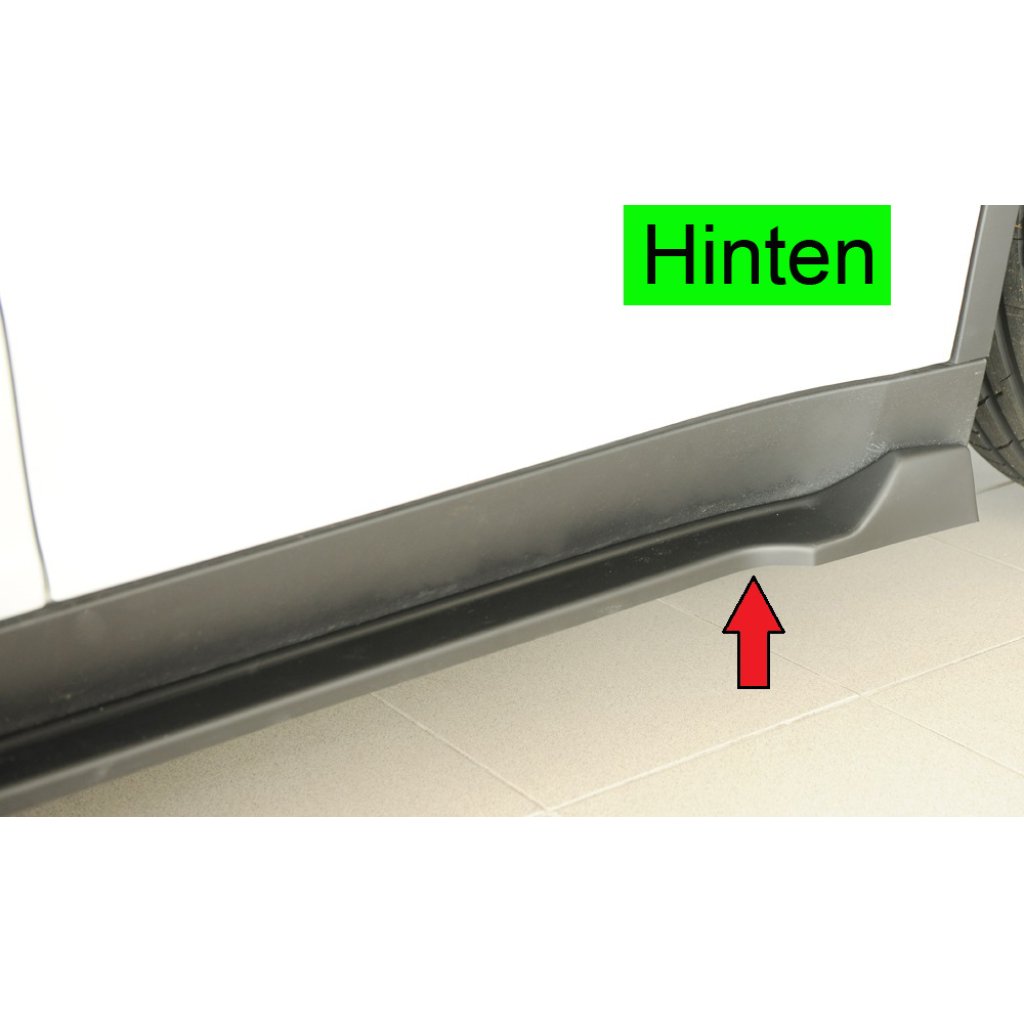 Rieger spoiler pod boční práh mont. strana levá pro Tesla Model Y 003, r.v. 03/20-, plast ABS bez povrchové úpravy