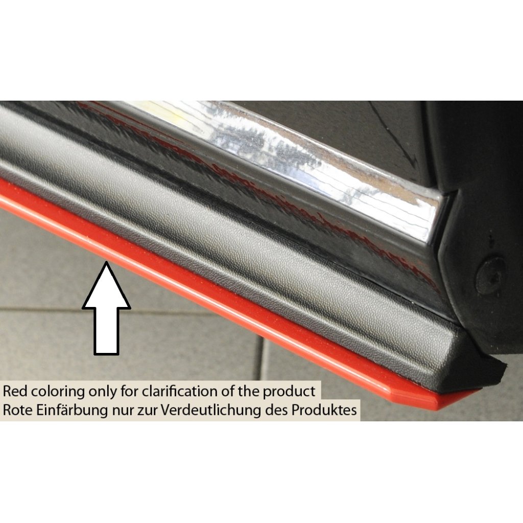 Rieger spoiler pod boční práh mont. strana levá pro Volkswagen Golf 7 GTD, GTE, GTI 3-dvéř., 5-dvéř. vč. faceliftu, r.v. 02/17-, 04/13-12/16, 05/14-12/16, 06/13-12/16, plast ABS bez povrchové úpravy
