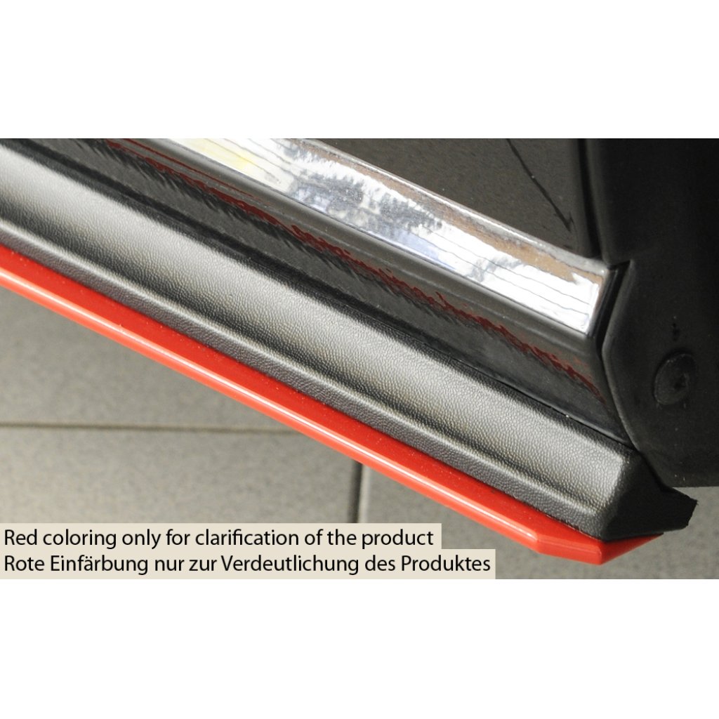 Rieger spoiler pod boční práh mont. strana levá pro Volkswagen Golf 7 GTD, GTE, GTI 3-dvéř., 5-dvéř. vč. faceliftu, r.v. 02/17-, 04/13-12/16, 05/14-12/16, 06/13-12/16, plast ABS bez povrchové úpravy