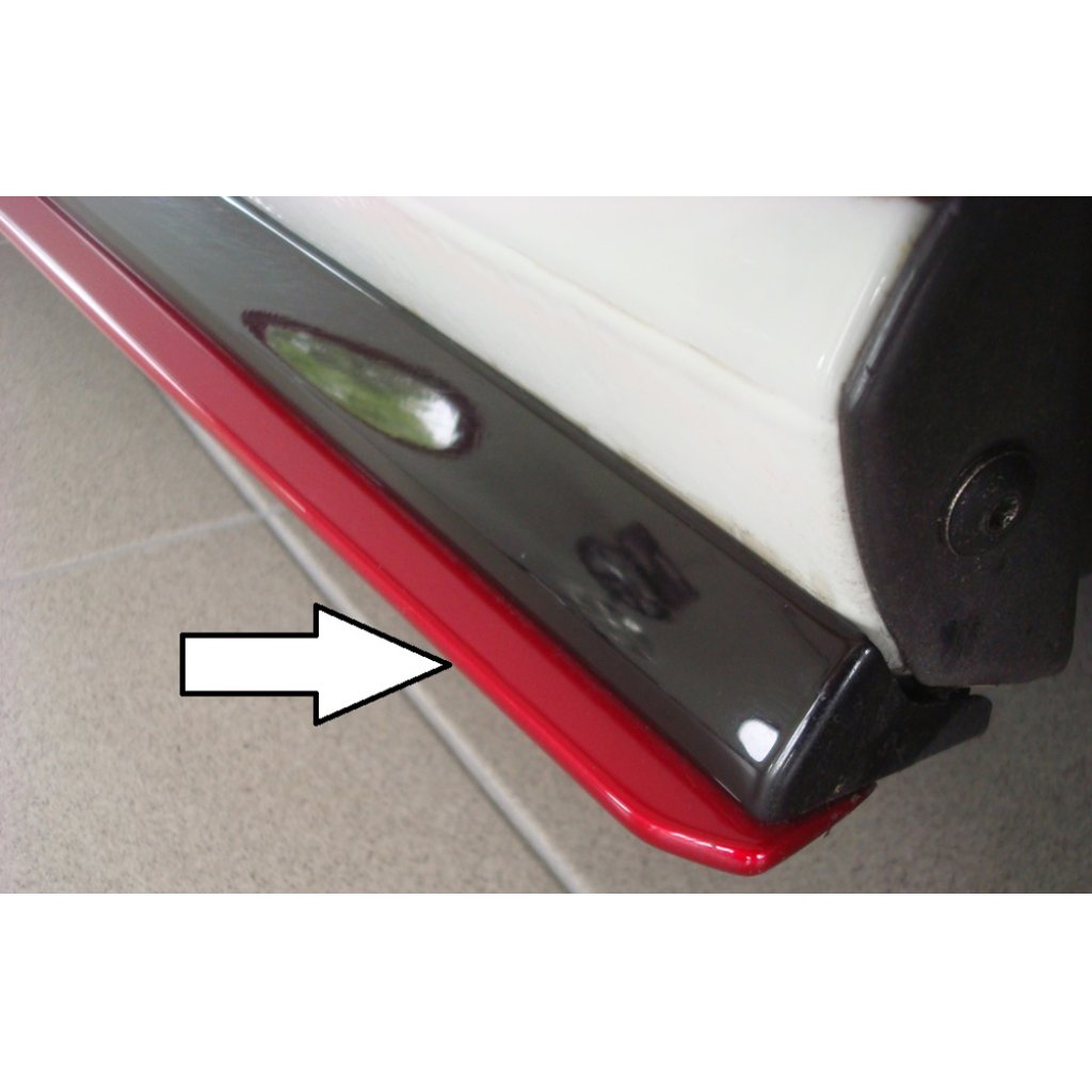 Rieger spoiler pod boční práh mont. strana levá pro Volkswagen Golf 7 GTI Clubsport, R, R-Line 3-dvéř., 5-dvéř. po faceliftu, r.v. 02/16-, 02/17-, plast ABS bez povrchové úpravy