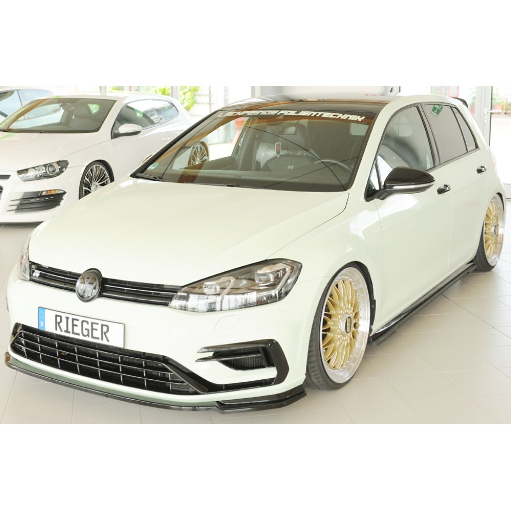 Rieger spoiler pod boční práh mont. strana levá pro Volkswagen Golf 7 R-Line 3-dvéř., r.v. 02/17-, plast ABS bez povrchové úpravy