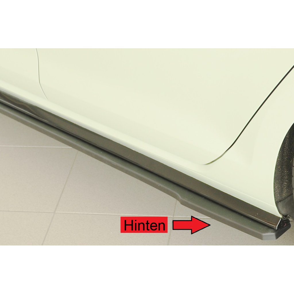 Rieger spoiler pod boční práh mont. strana levá pro Volkswagen Golf 7 R-Line 3-dvéř., r.v. 02/17-, plast ABS bez povrchové úpravy