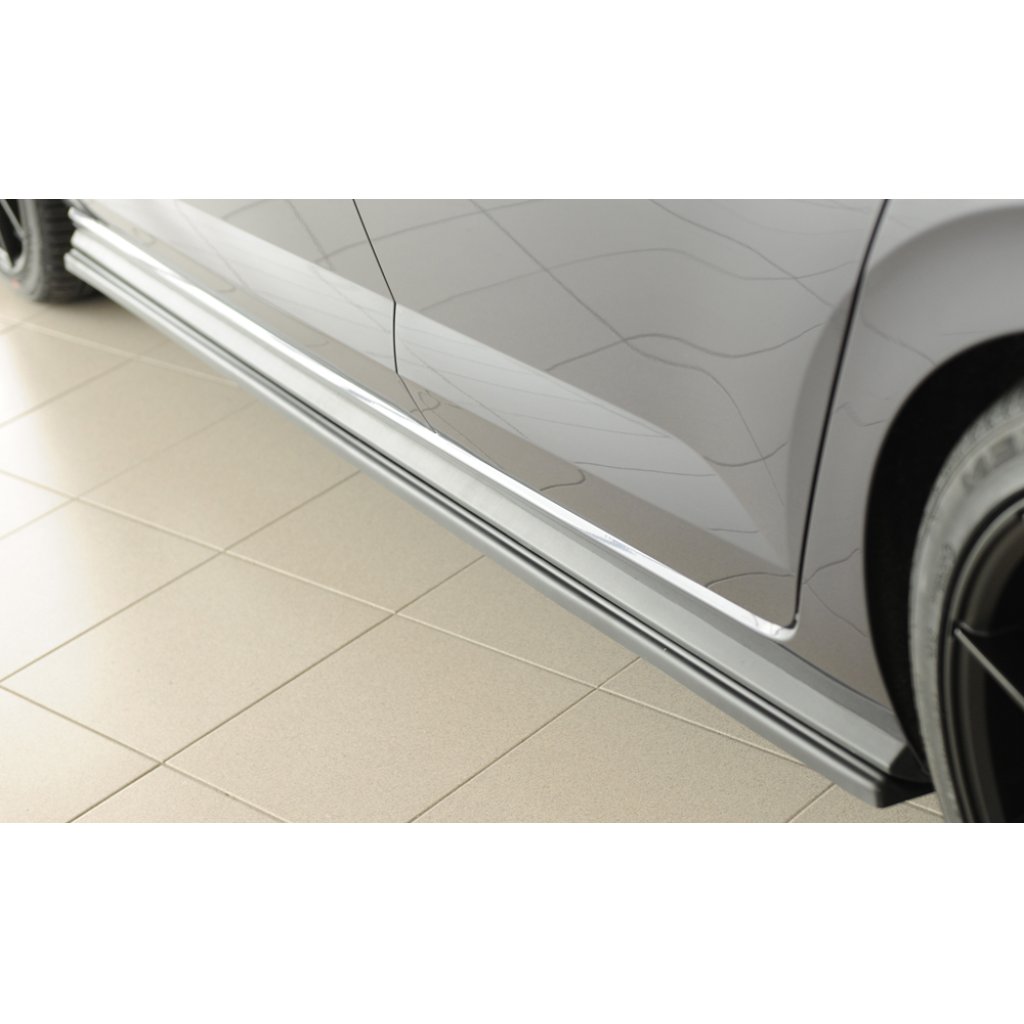 Rieger spoiler pod boční práh mont. strana levá pro Volkswagen Polo AW 5-dvéř., r.v. 06/21-, plast ABS bez povrchové úpravy