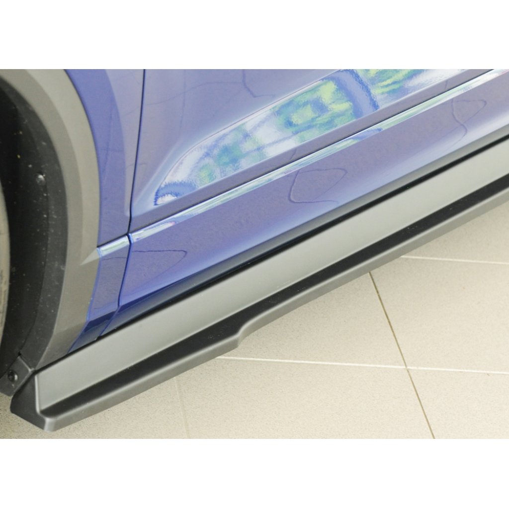 Rieger spoiler pod boční práh mont. strana levá pro Volkswagen T-roc R A1 5-dvéř., r.v. 01/22-, plast ABS bez povrchové úpravy