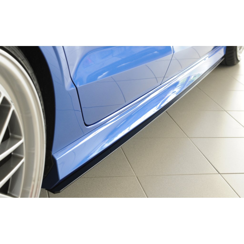 Rieger spoiler pod boční práh mont. strana pravá pro Audi A3 S3 8V 3-dvéř. (convertible 8V7) vč. faceliftu, r.v. 05/13-08/16, 09/16-, plast ABS bez povrchové úpravy