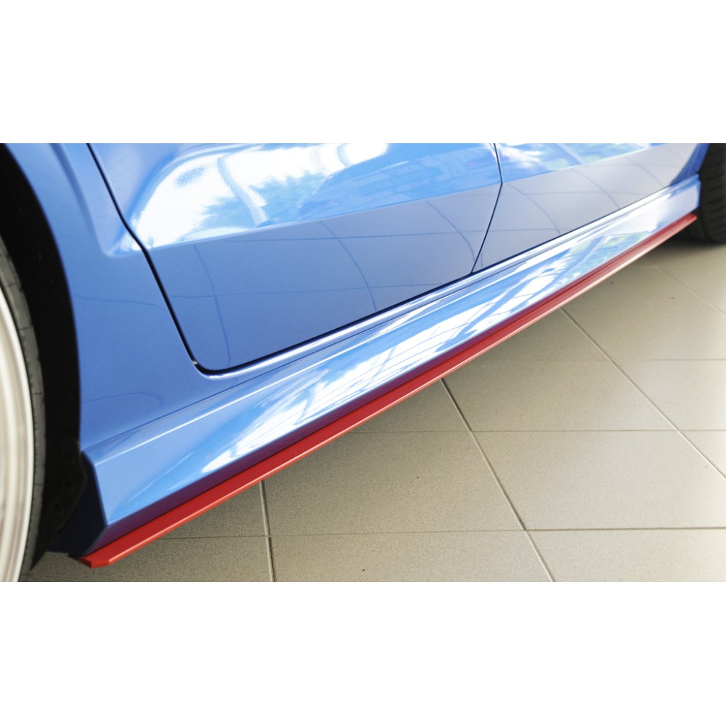 Rieger spoiler pod boční práh mont. strana pravá pro Audi A3 S3 8V 3-dvéř. (convertible 8V7) vč. faceliftu, r.v. 05/13-08/16, 09/16-, plast ABS bez povrchové úpravy