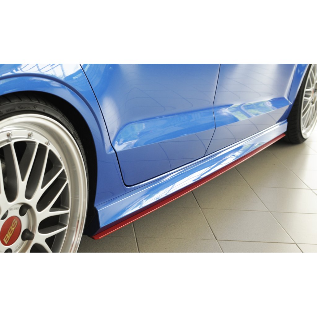 Rieger spoiler pod boční práh mont. strana pravá pro Audi A3 S3 8V 3-dvéř. (convertible 8V7) vč. faceliftu, r.v. 05/13-08/16, 09/16-, plast ABS bez povrchové úpravy