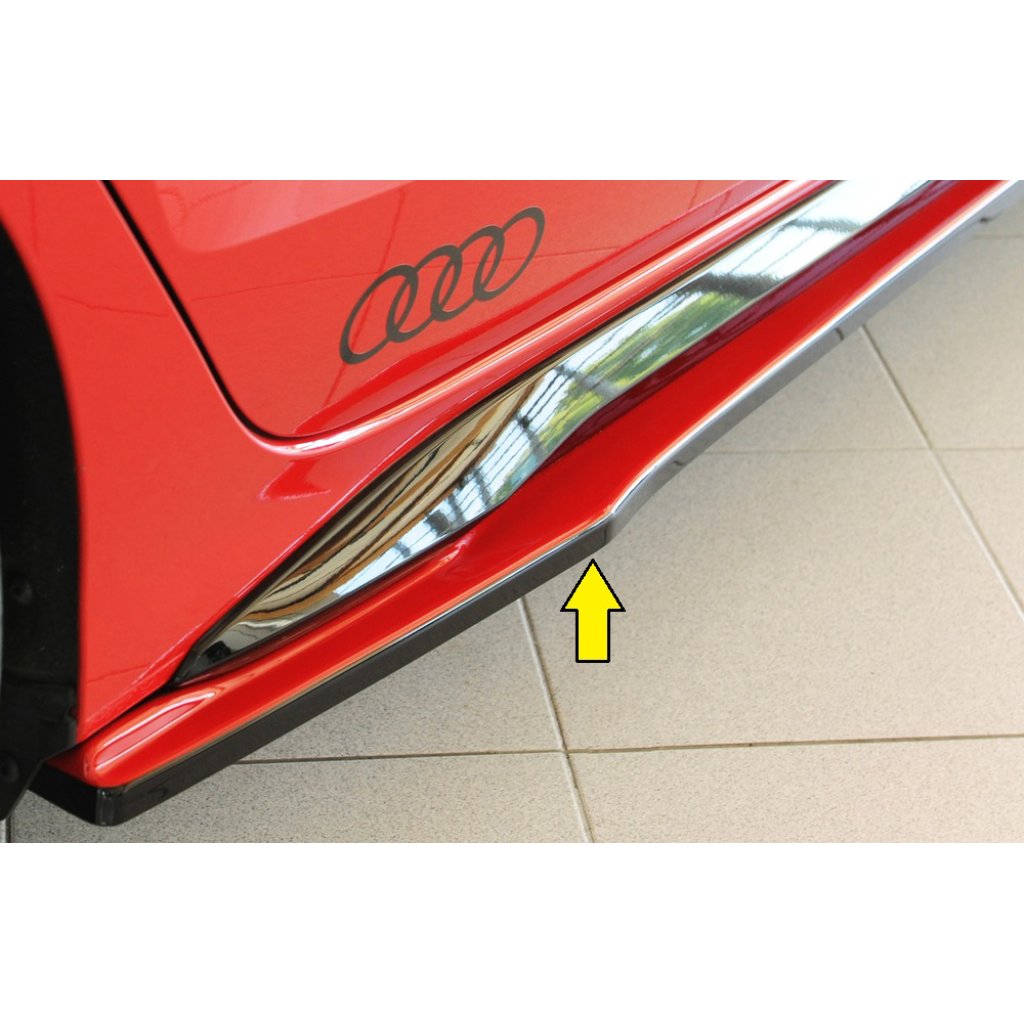 Rieger spoiler pod boční práh mont. strana pravá pro Audi A3 S3 GY 5-dvéř. (sedan), r.v. 07/20-, plast ABS bez povrchové úpravy