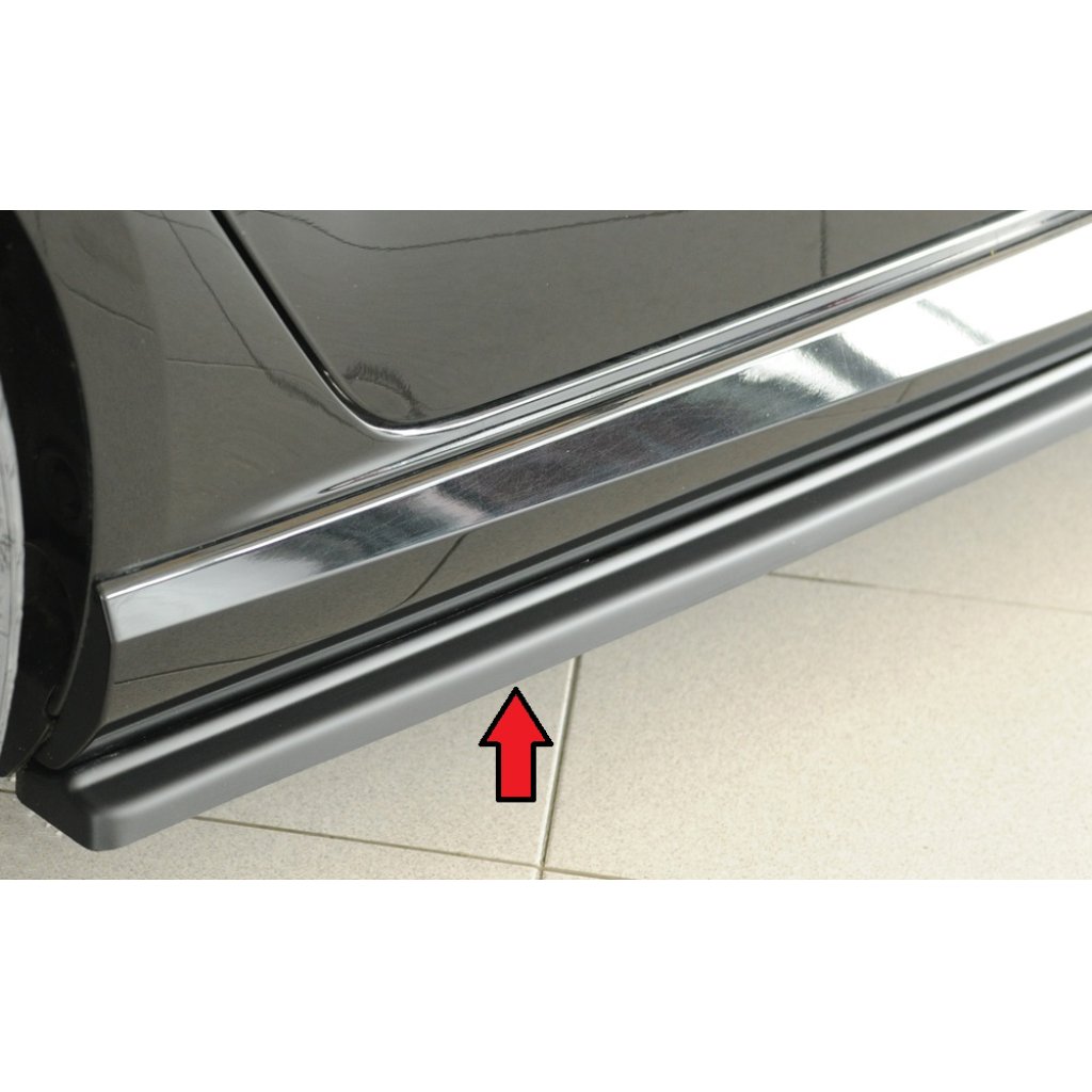 Rieger spoiler pod boční práh mont. strana pravá pro Audi RS3 8V 5-dvéř. (sportback 8VA / 8VF), r.v. 02/17-, plast ABS bez povrchové úpravy