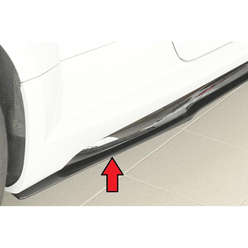 Rieger spoiler pod boční práh mont. strana pravá pro Audi TT RS 8J, 8J1-FV, 8S kupé, roadster po faceliftu, r.v. 09/18-, plast ABS bez povrchové úpravy