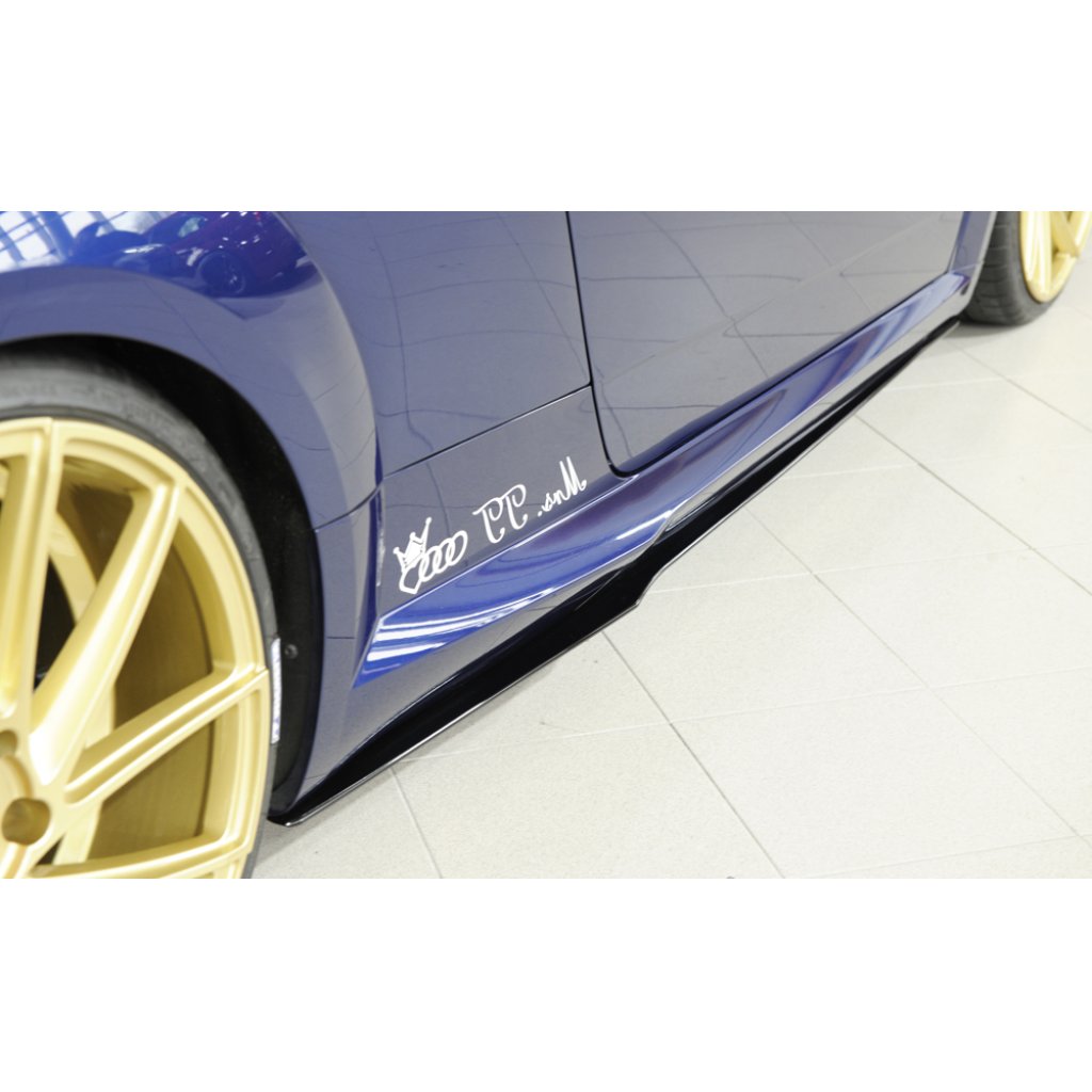 Rieger spoiler pod boční práh mont. strana pravá pro Audi TT RS 8J, 8J1-FV, 8S kupé, roadster před faceliftem, r.v. 05/16-08/18, plast ABS bez povrchové úpravy