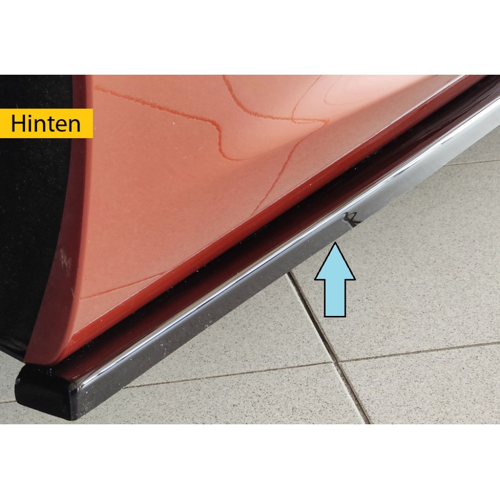 Rieger spoiler pod boční práh mont. strana pravá pro BMW řada 1 F21 sedan / 2-dvéř., 09/12-03/2015, plast ABS lakovaný do černé lesklé barvy