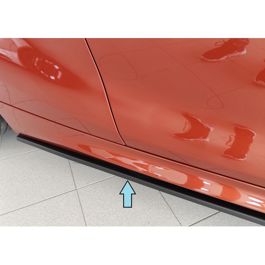 Rieger spoiler pod boční práh mont. strana pravá pro BMW řada 1 F21 sedan / 2-dvéř., r.v. 09/12-03/2015, plast ABS bez povrchové úpravy