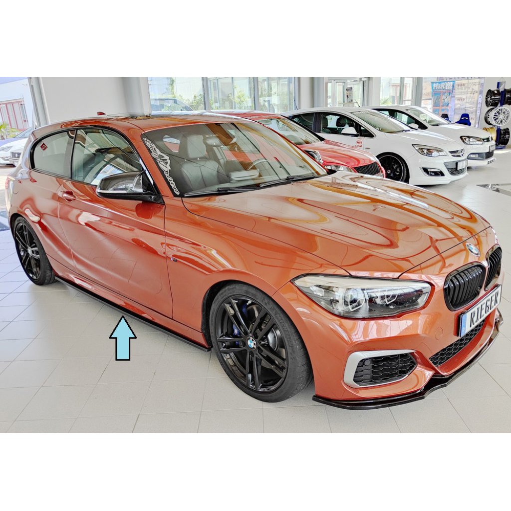 Rieger spoiler pod boční práh mont. strana pravá pro BMW řada 1 F21 sedan / 2-dvéř., r.v. 09/12-03/2015, plast ABS bez povrchové úpravy