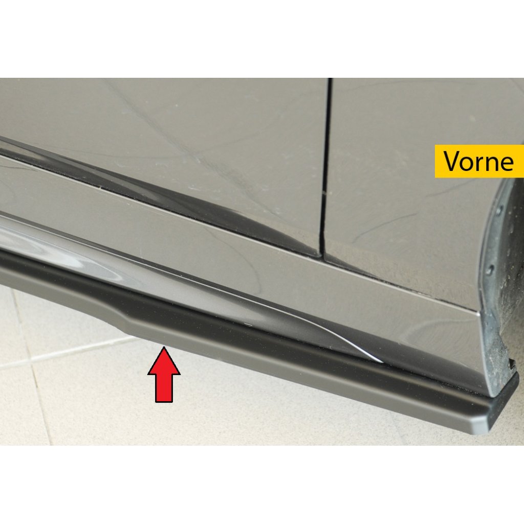 Rieger spoiler pod boční práh mont. strana pravá pro BMW řada 1 F40 hatchback / 4-dr., r.v. 07/19-, plast ABS bez povrchové úpravy