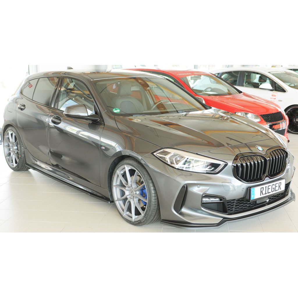 Rieger spoiler pod boční práh mont. strana pravá pro BMW řada 1 F40 hatchback / 4-dr., r.v. 07/19-, plast ABS bez povrchové úpravy
