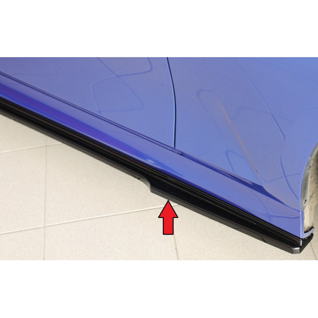 Rieger spoiler pod boční práh mont. strana pravá pro BMW řada 3 G20 sedan, 03/19-, plast ABS lakovaný do černé lesklé barvy