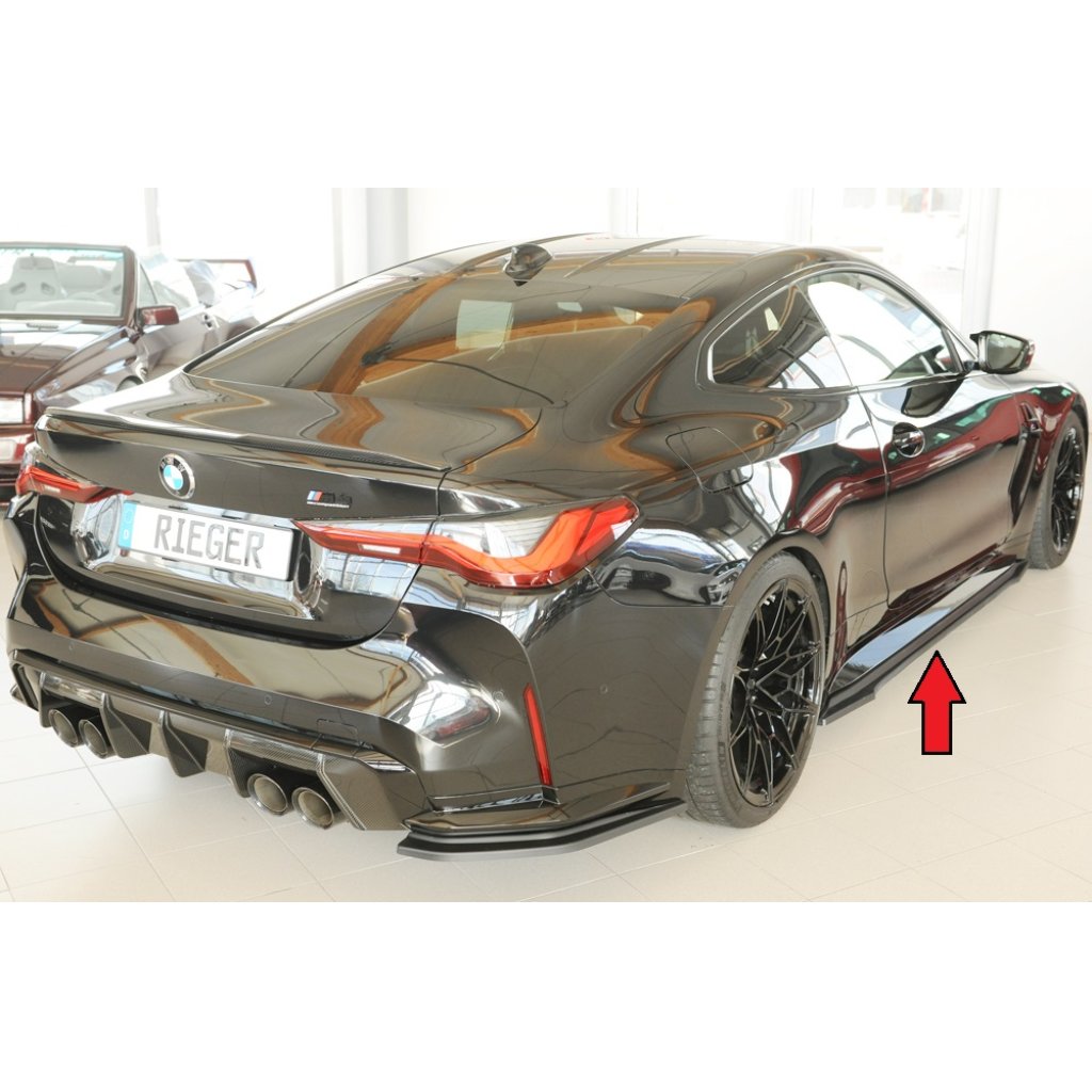 Rieger spoiler pod boční práh mont. strana pravá pro BMW Řada 4 G82 M4 CSL G34MKS kupé, r.v. 07/22-, plast ABS bez povrchové úpravy
