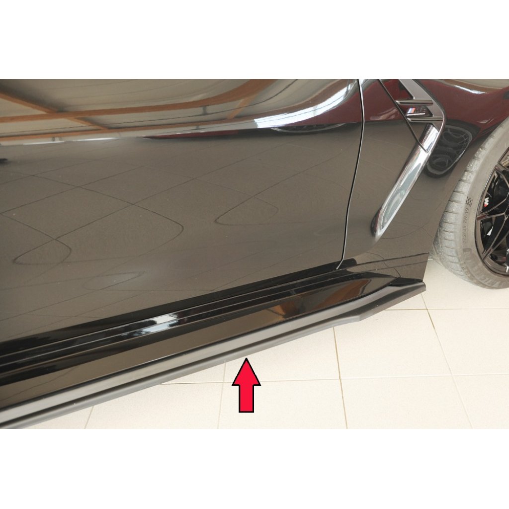 Rieger spoiler pod boční práh mont. strana pravá pro BMW Řada 4 G82 M4 CSL G34MKS kupé, r.v. 07/22-, plast ABS bez povrchové úpravy