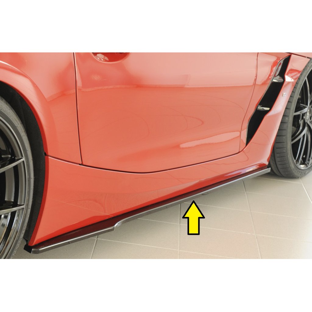 Rieger spoiler pod boční práh mont. strana pravá pro BMW Z4 G29, G4Z roadster, 03/19-, plast ABS lakovaný do černé lesklé barvy