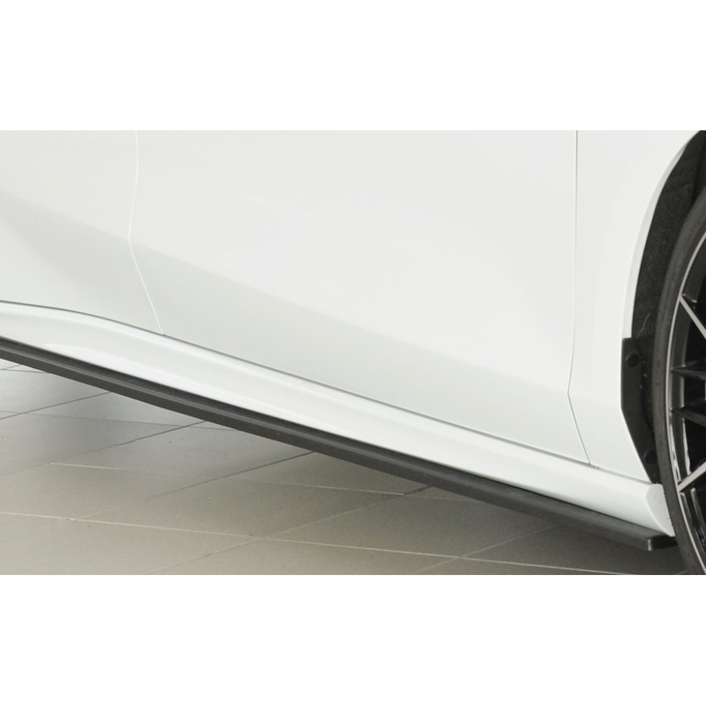 Rieger spoiler pod boční práh mont. strana pravá pro Ford Focus 4 DEH, ST 5-dvéř. (combi), 5-dvéř. (hatchback), 5-dvéř. (sedan), r.v. 06/19-, 09/18-, plast ABS bez povrchové úpravy