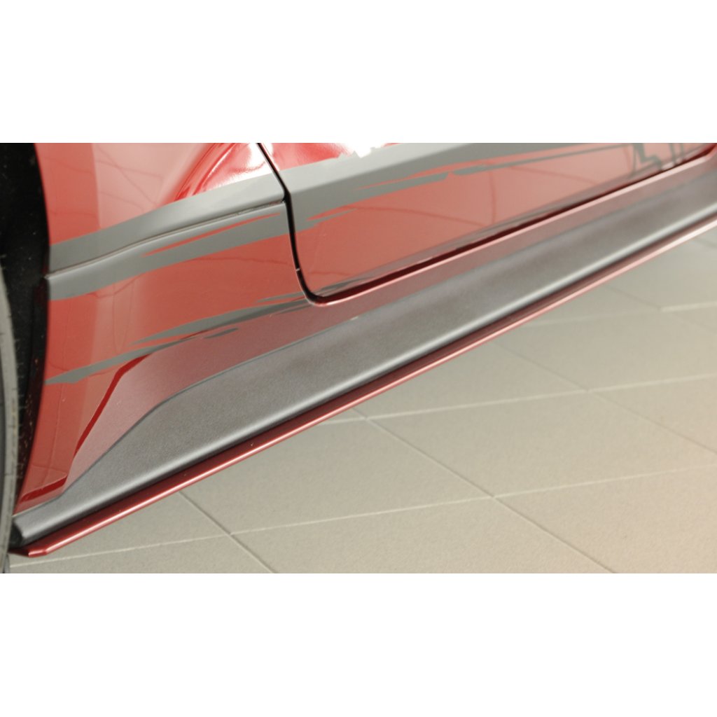 Rieger spoiler pod boční práh mont. strana pravá pro Ford Mustang 6 LAE kabriolet, kupé před faceliftem, r.v. 11/14-07/17, plast ABS bez povrchové úpravy