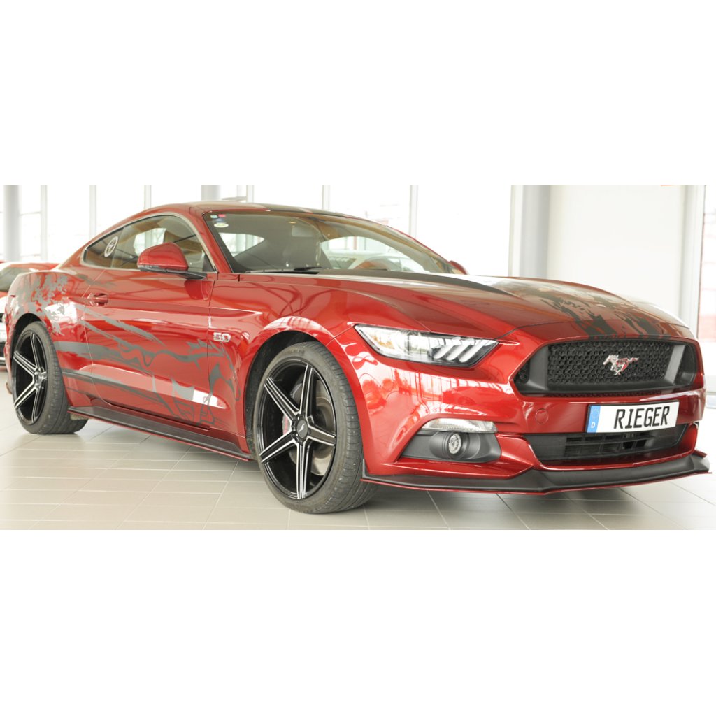Rieger spoiler pod boční práh mont. strana pravá pro Ford Mustang 6 LAE kabriolet, kupé před faceliftem, r.v. 11/14-07/17, plast ABS bez povrchové úpravy