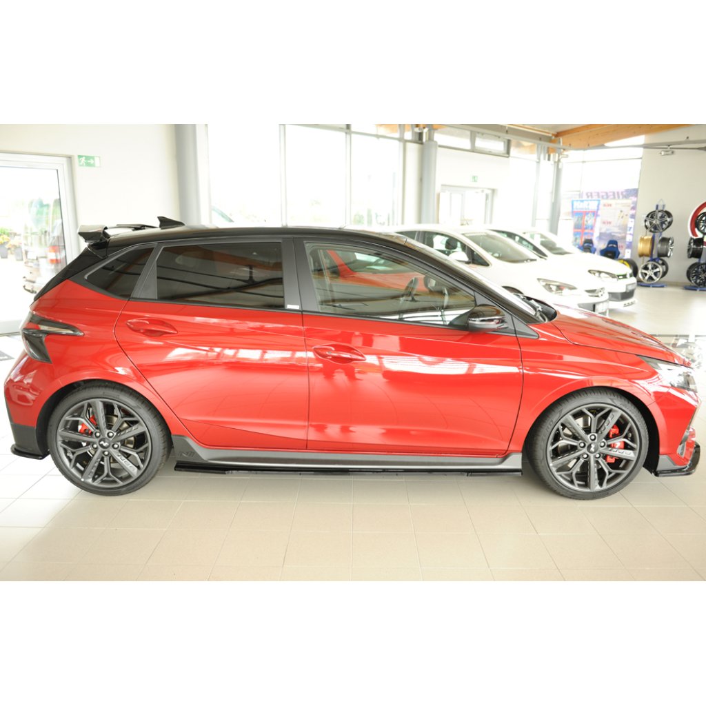Rieger spoiler pod boční práh mont. strana pravá pro Hyundai i20 N-Performance BC3 5-dvéř. (hatchback), 04/21-, plast ABS lakovaný do černé lesklé barvy