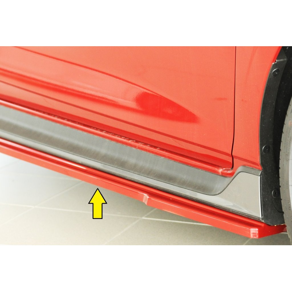 Rieger spoiler pod boční práh mont. strana pravá pro Hyundai i20 N-Performance BC3 5-dvéř. (hatchback), r.v. 04/21-, plast ABS bez povrchové úpravy