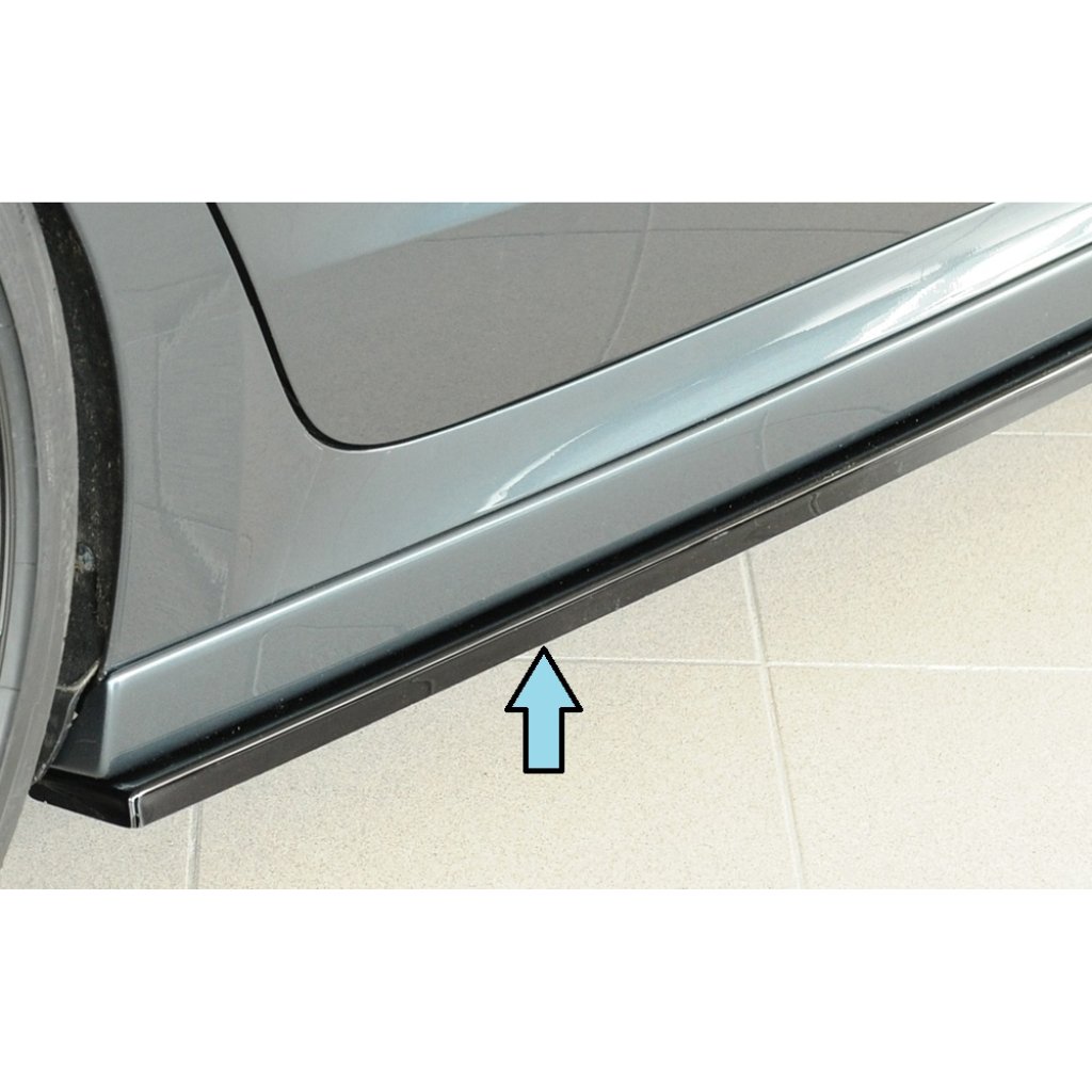 Rieger spoiler pod boční práh mont. strana pravá pro Škoda Octavia RS NX combi, 07/20-, plast ABS lakovaný do černé lesklé barvy