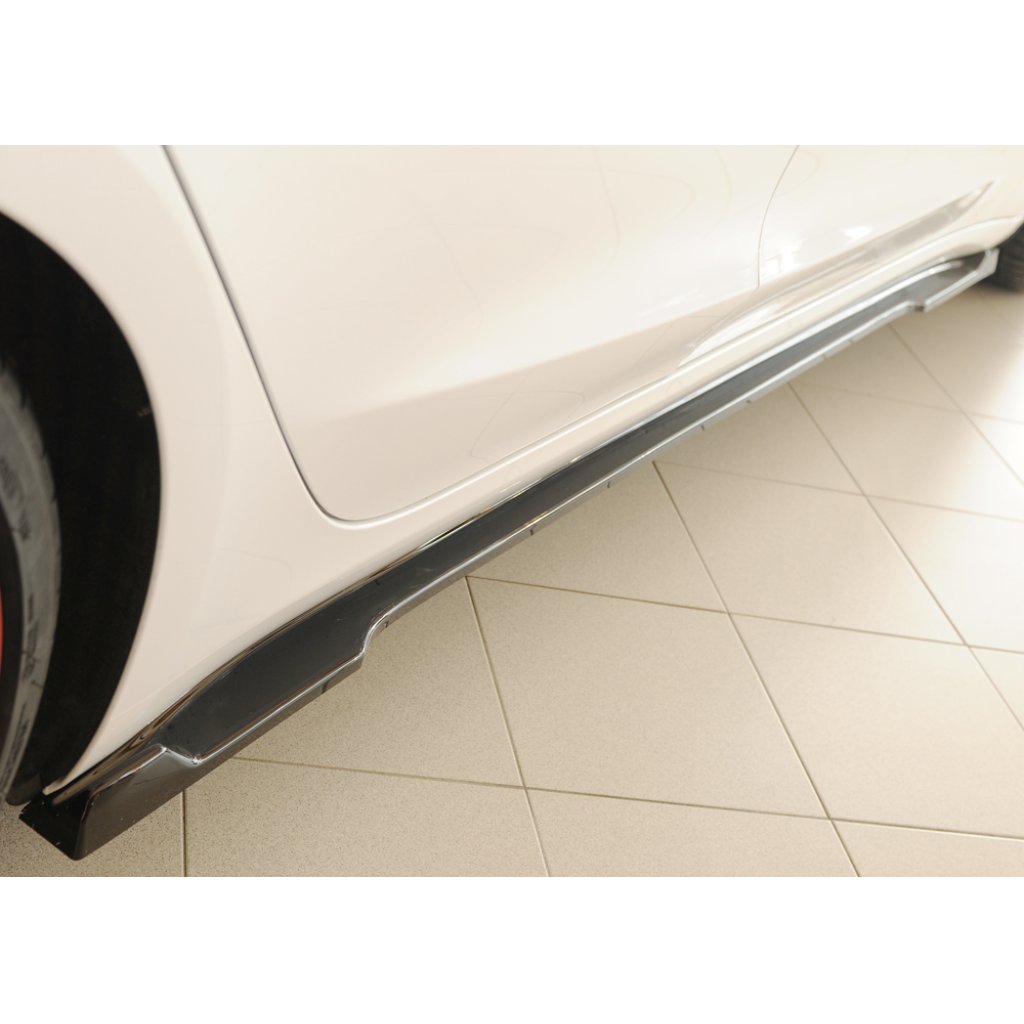 Rieger spoiler pod boční práh mont. strana pravá pro Tesla Model 3 003, 06/18-, plast ABS lakovaný do černé lesklé barvy