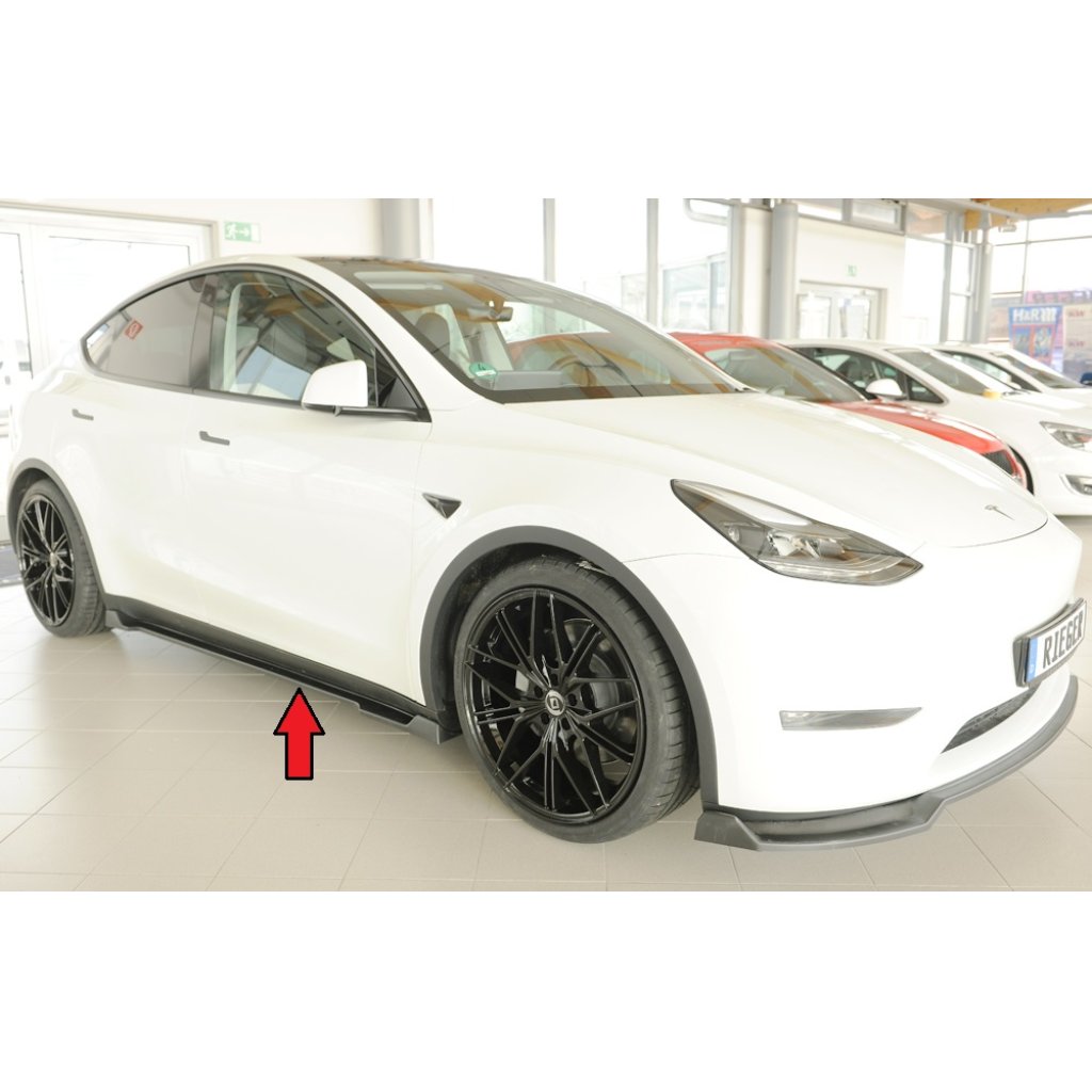 Rieger spoiler pod boční práh mont. strana pravá pro Tesla Model Y 003, r.v. 03/20-, plast ABS bez povrchové úpravy