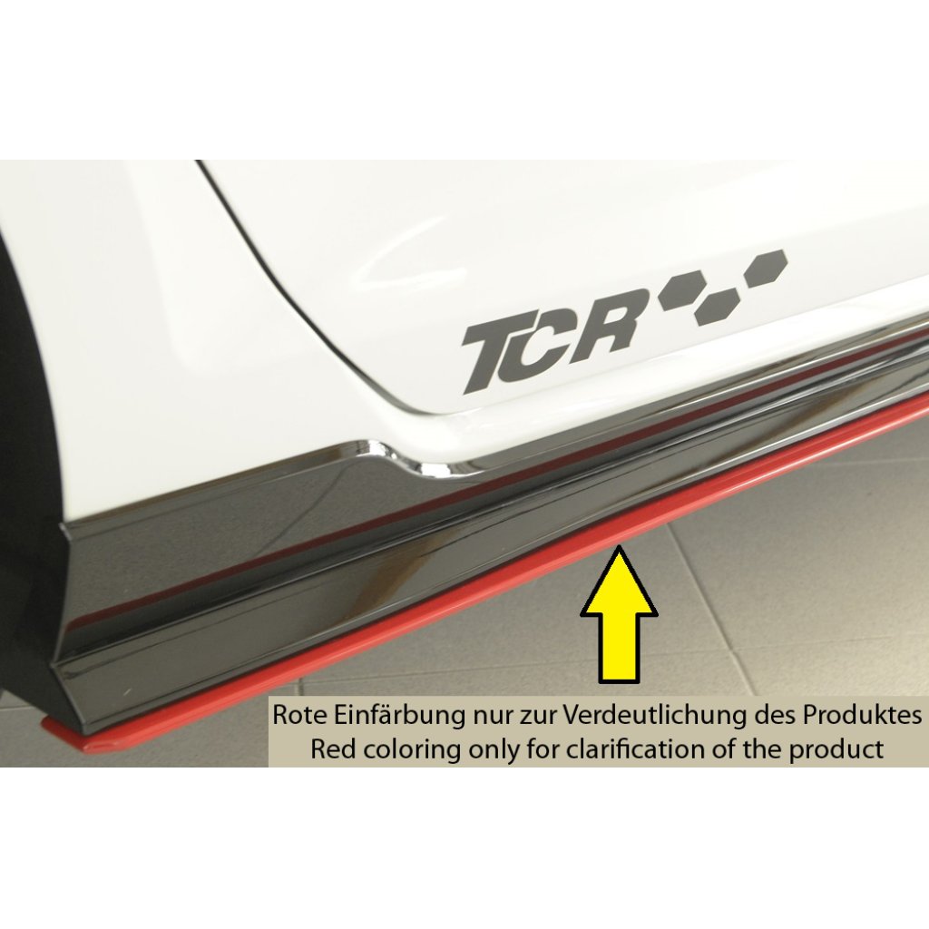 Rieger spoiler pod boční práh mont. strana pravá pro Volkswagen Golf 7 GTI-TCR 3-dvéř., 5-dvéř., r.v. 01/19-, plast ABS bez povrchové úpravy