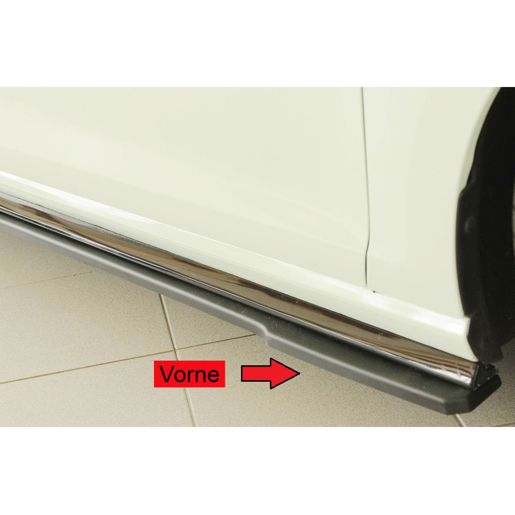 Rieger spoiler pod boční práh mont. strana pravá pro Volkswagen Golf 7 R-Line 3-dvéř., r.v. 02/17-, plast ABS bez povrchové úpravy