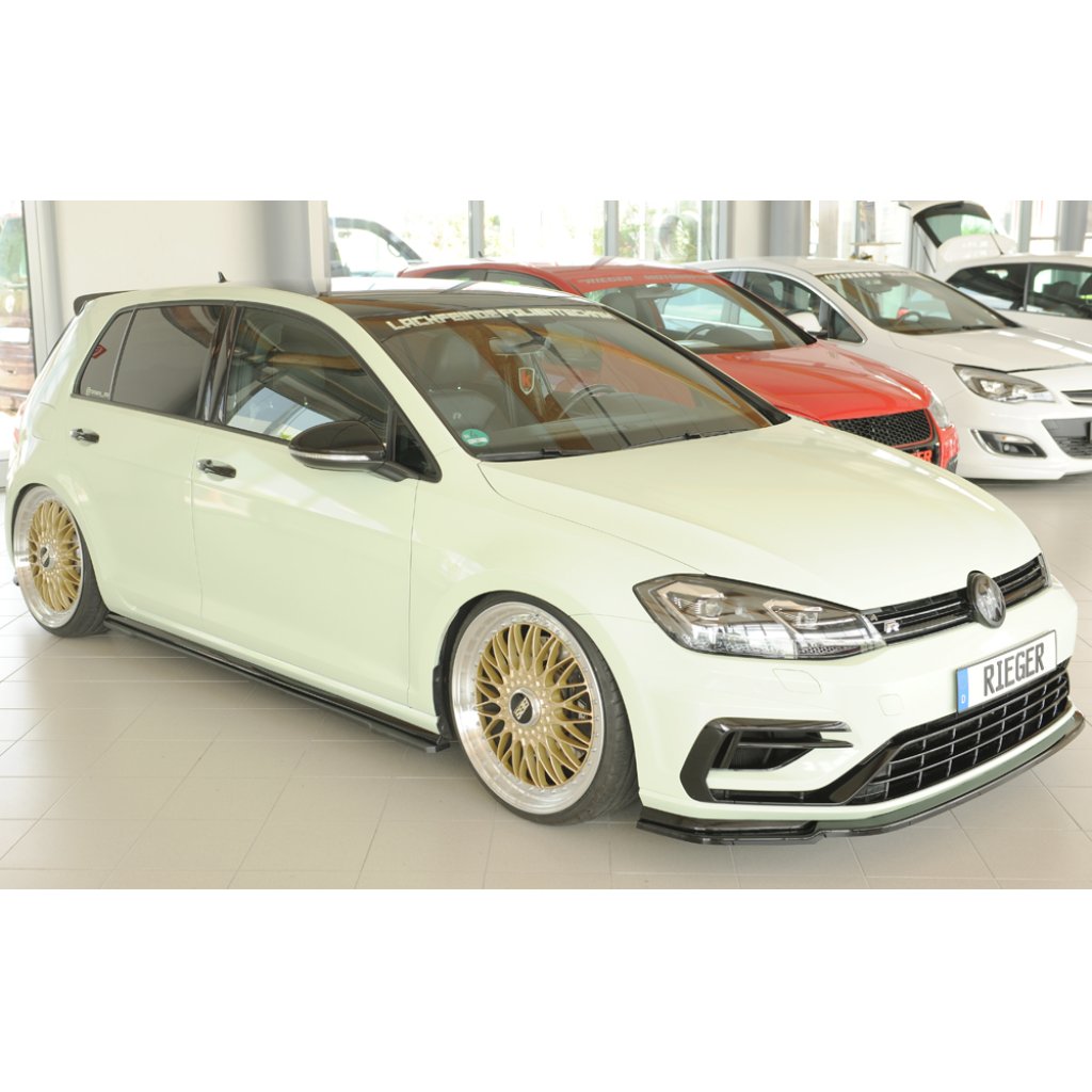Rieger spoiler pod boční práh mont. strana pravá pro Volkswagen Golf 7 R-Line 3-dvéř., r.v. 02/17-, plast ABS bez povrchové úpravy