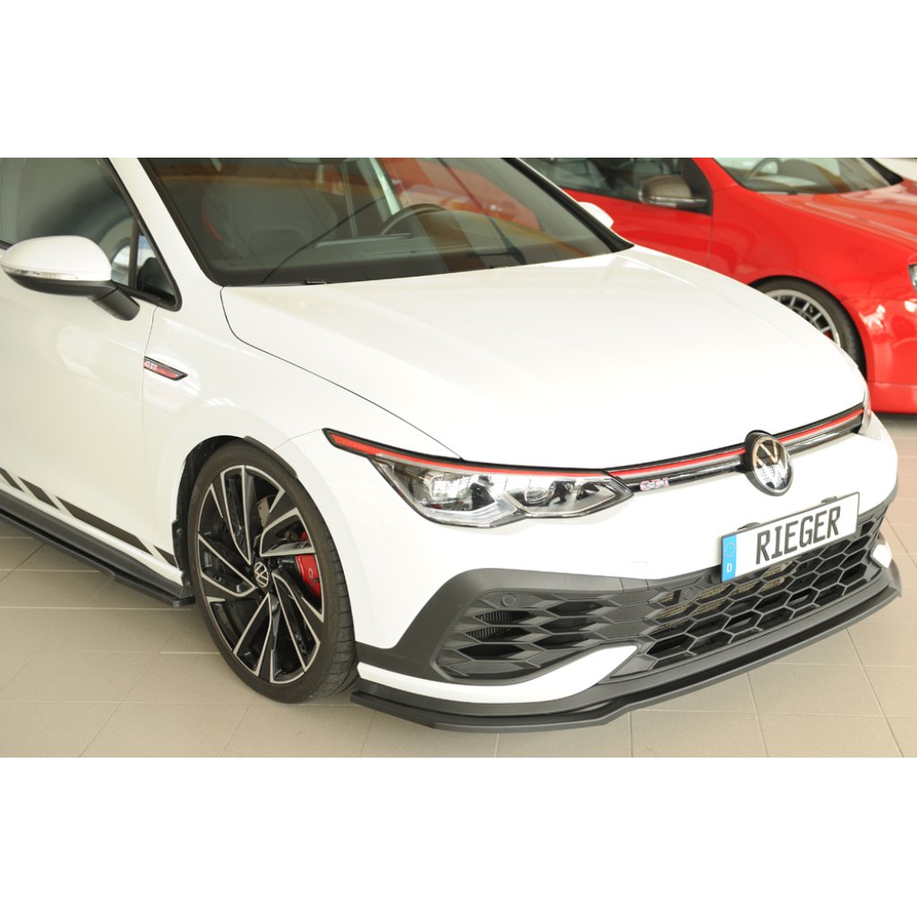 Rieger spoiler pod boční práh mont. strana pravá pro Volkswagen Golf 8 GTI Clubsport 5-dvéř., r.v. 10/20-, plast ABS bez povrchové úpravy