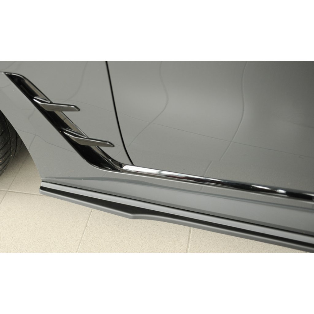 Rieger spoiler pod boční práh mont. strana pro BMW i4 G26 G4C gran coupe (5-dvéř.), r.v. 11/21-, plast ABS bez povrchové úpravy, levá strana