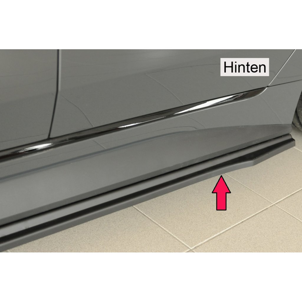 Rieger spoiler pod boční práh mont. strana pro BMW i4 G26 G4C gran coupe (5-dvéř.), r.v. 11/21-, plast ABS bez povrchové úpravy, levá strana