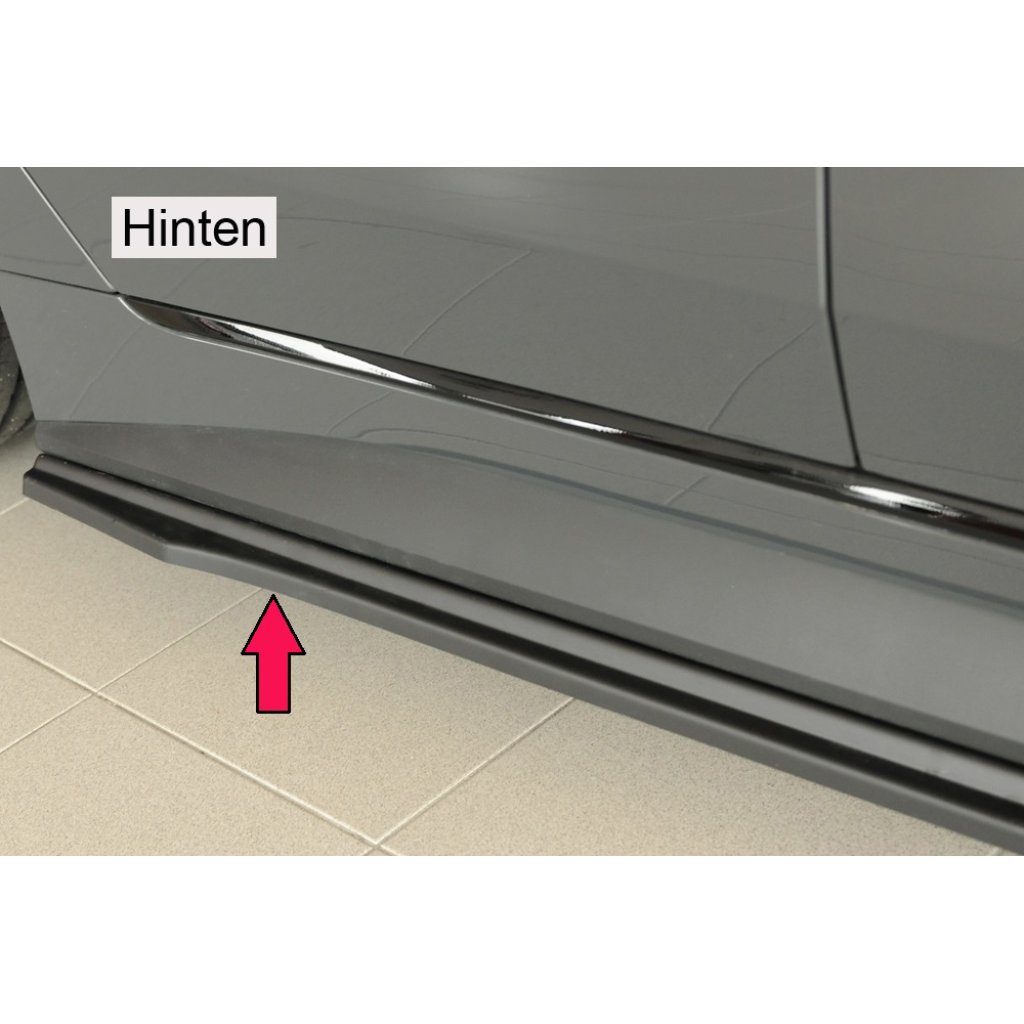 Rieger spoiler pod boční práh mont. strana pro BMW i4 G26 G4C gran coupe (5-dvéř.), r.v. 11/21-, plast ABS bez povrchové úpravy, pravá strana