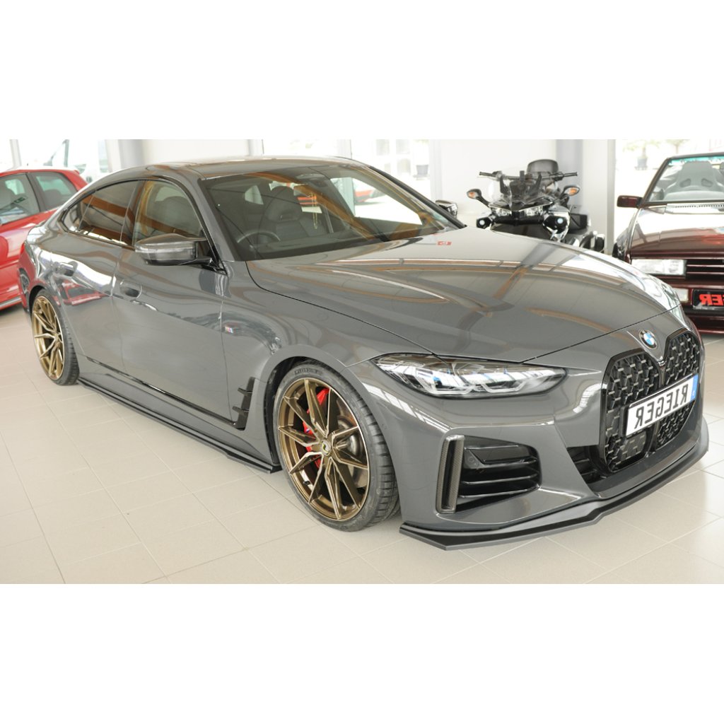 Rieger spoiler pod boční práh mont. strana pro BMW i4 G26 G4C gran coupe (5-dvéř.), r.v. 11/21-, plast ABS bez povrchové úpravy, pravá strana