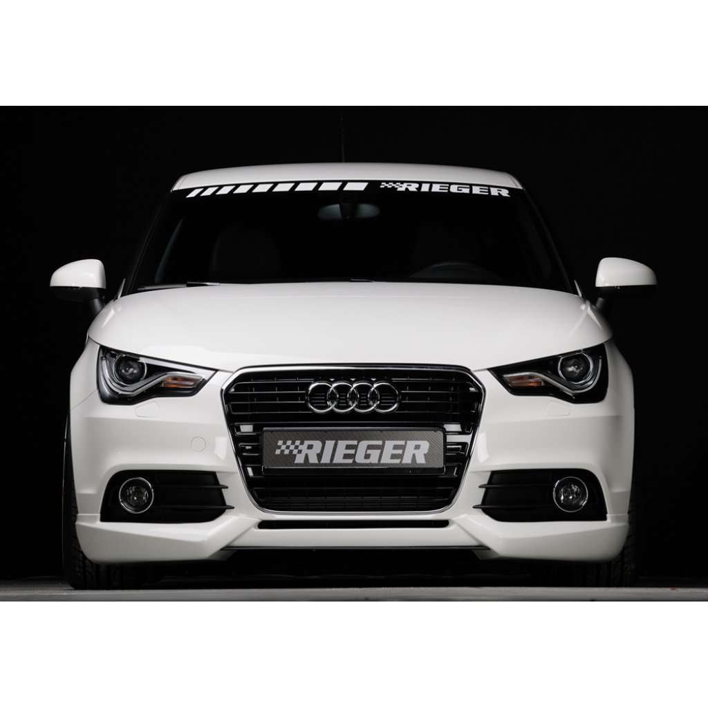 Rieger spoiler pod přední nárazník pro Audi A1 8X 3-dvéř., 5-dvéř. (sportback) před faceliftem, r.v. 08/10-12/14, plast ABS bez povrchové úpravy
