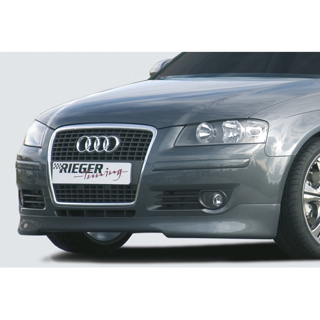 Rieger spoiler pod přední nárazník pro Audi A3 8P 3-dvéř., 5-dvéř., Sportback, r.v. 06/05-06/08, plast ABS bez povrchové úpravy
