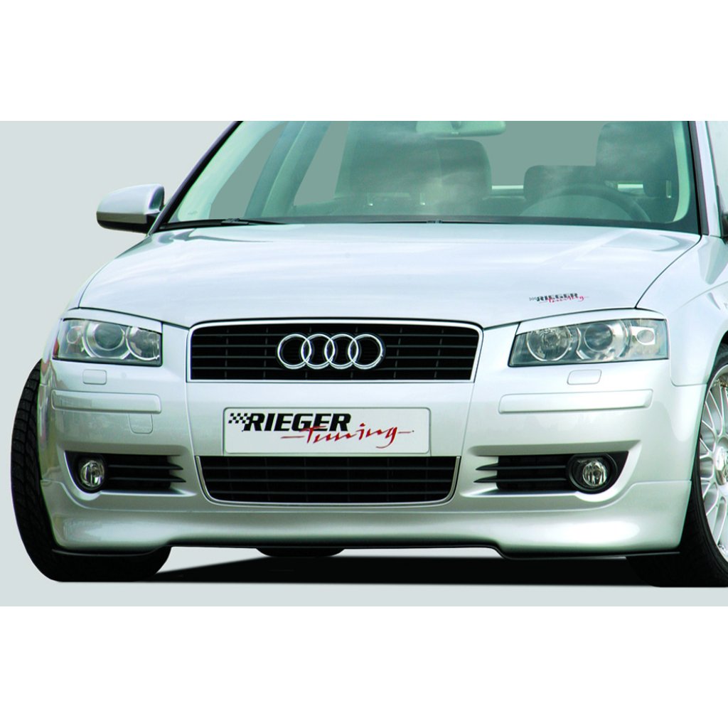 Rieger spoiler pod přední nárazník pro Audi A3 8P 3-dvéř. před faceliftem, r.v. -05/05, plast ABS bez povrchové úpravy