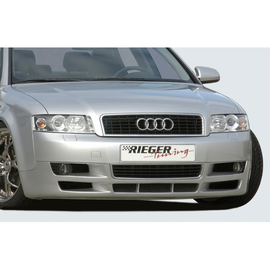 Rieger spoiler pod přední nárazník pro Audi A4 8E avant, sedan, r.v. 11/00-10/04, plast ABS bez povrchové úpravy