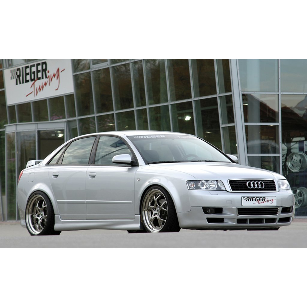 Rieger spoiler pod přední nárazník pro Audi A4 8E avant, sedan, r.v. 11/00-10/04, plast ABS bez povrchové úpravy