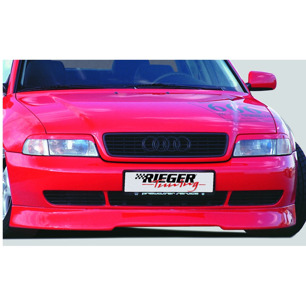 Rieger spoiler pod přední nárazník pro Audi A4 B5 avant, sedan, r.v. 11/94-98, plast ABS bez povrchové úpravy, r.v. 11/1994-1998