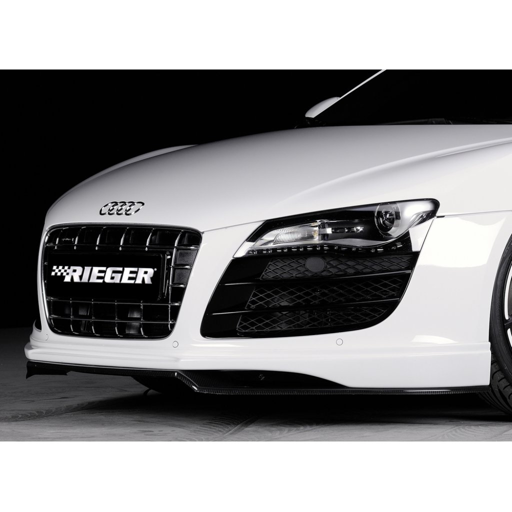 Rieger spoiler pod přední nárazník pro Audi R8 42 kupé, spyder, r.v. 04/07-, plast ABS bez povrchové úpravy