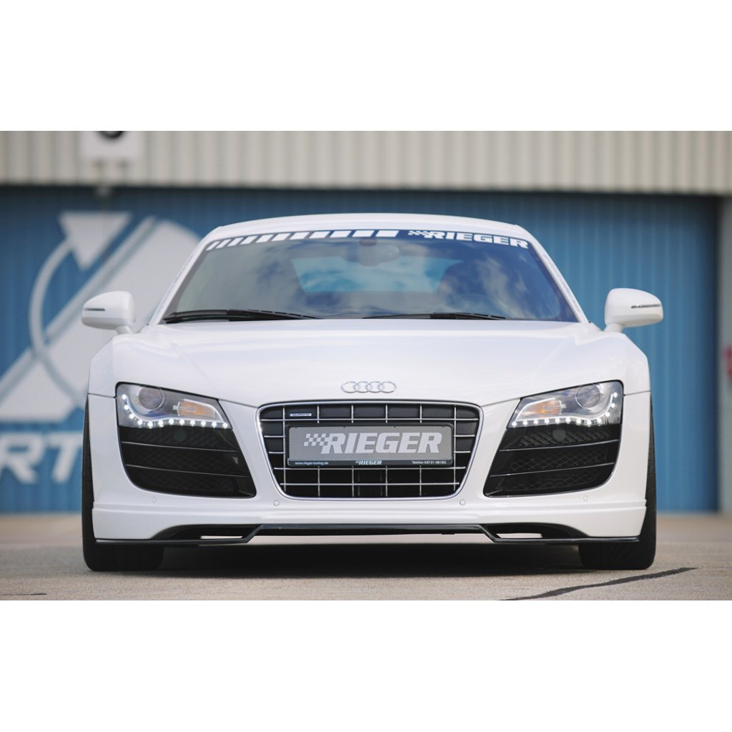 Rieger spoiler pod přední nárazník pro Audi R8 42 kupé, spyder, r.v. 04/07-, plast ABS bez povrchové úpravy