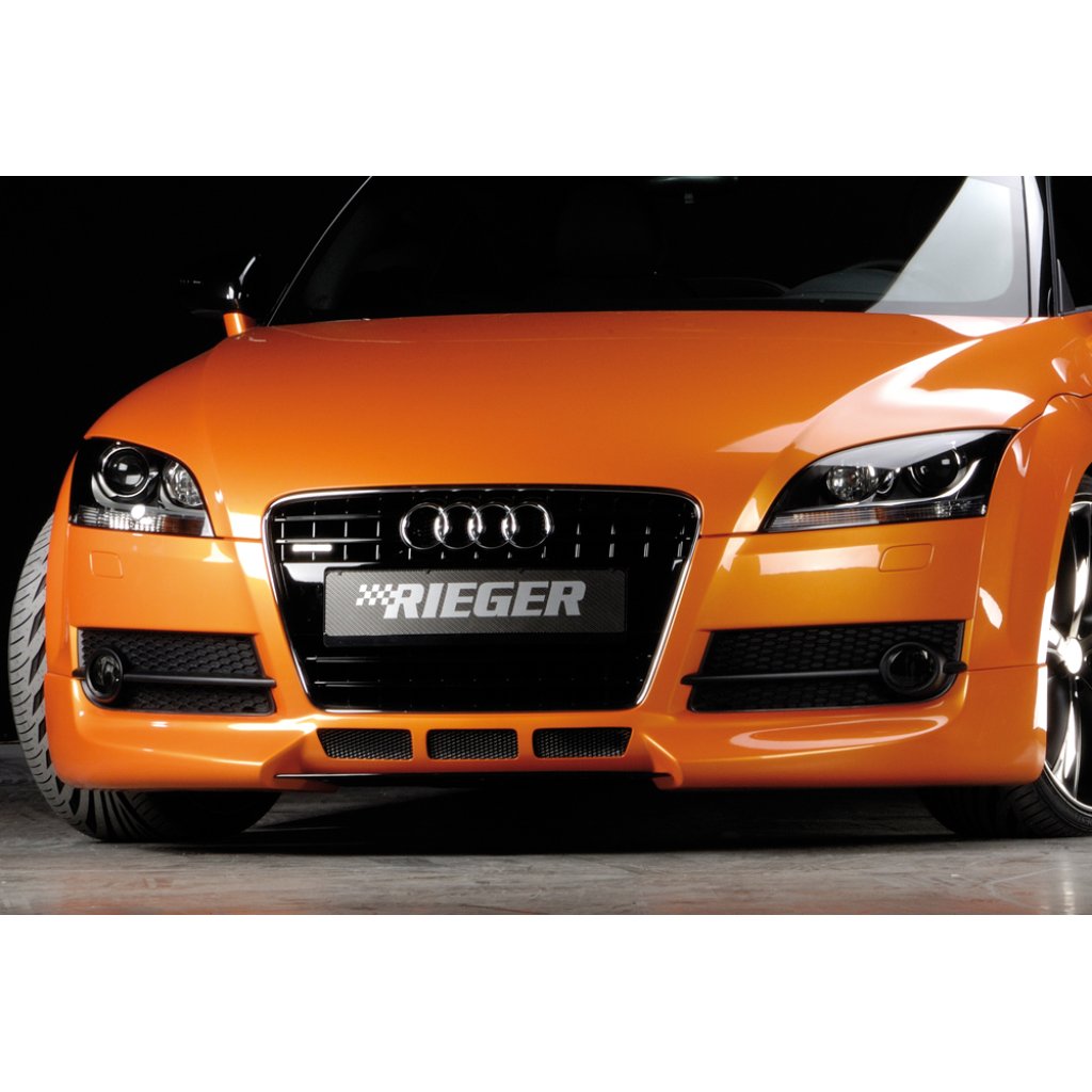 Rieger spoiler pod přední nárazník pro Audi TT 8J kupé, roadster před faceliftem, r.v. 09/06-06/10, plast ABS bez povrchové úpravy